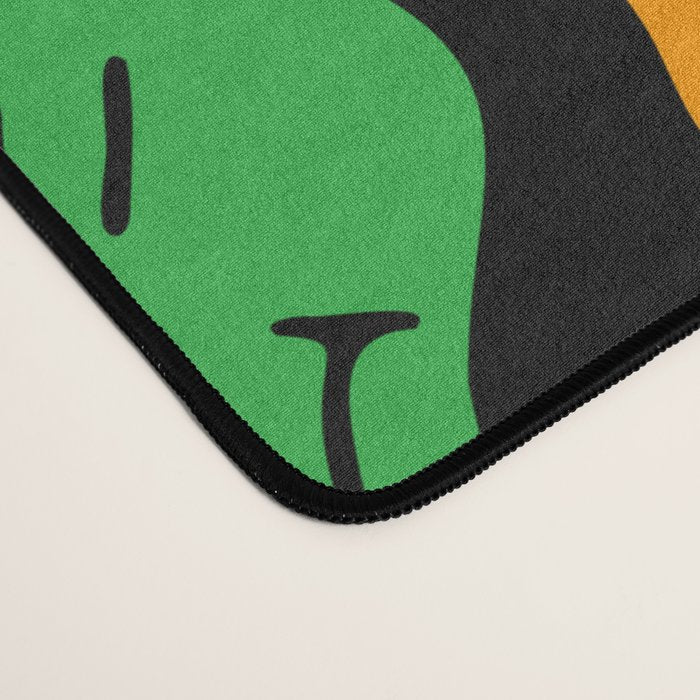 Colorful smiling happy face cartoon pattern Desk Mat Gallery Image 4