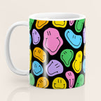 Colorful smiling happy face cartoon pattern Coffee Mug Gallery Image 3