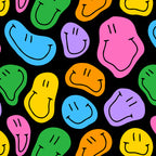 Colorful smiling happy face cartoon pattern Coffee Mug Gallery Image 2
