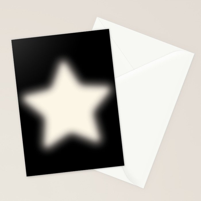 Starry Night Black Stationery Card Gallery Image 2