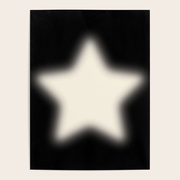 Starry Night Black Poster