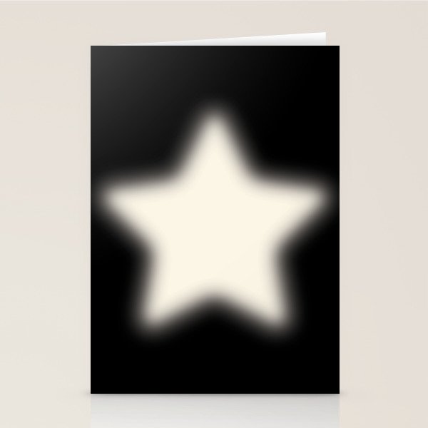 Starry Night Black Stationery Card Gallery Image 1