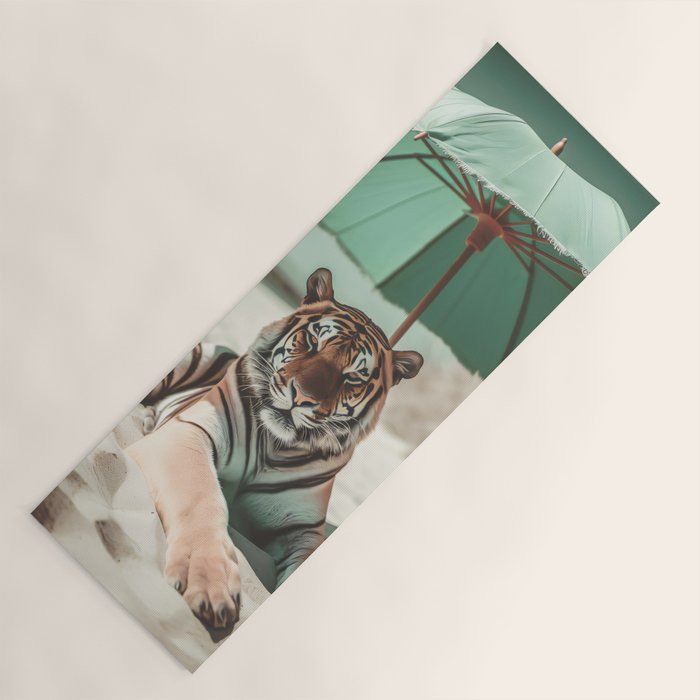 South Beach Bliss Tiger Prints Yoga Mat Gallery Image 1