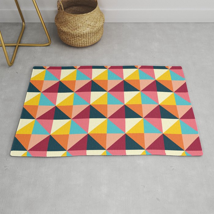 Colorful Houses Rug Gallery Image 1