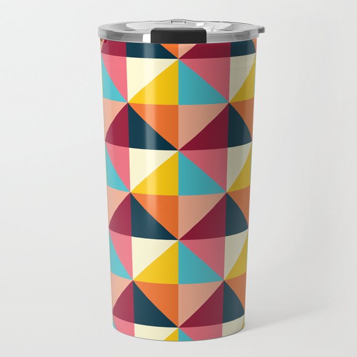 Colorful Houses Travel Mug Gallery Image 1