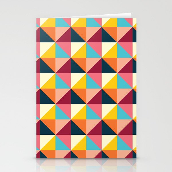 Colorful Houses Stationery Card Gallery Image 2