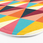 Colorful Houses Bath Mat Gallery Image 3
