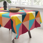 Colorful Houses Tablecloth Gallery Image 3