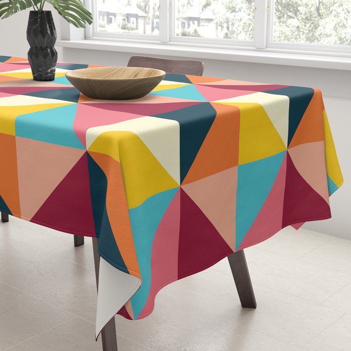 Colorful Houses Tablecloth Gallery Image 3