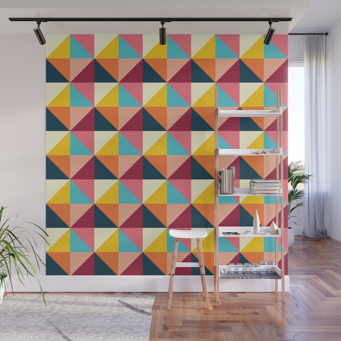 Colorful Houses Wall Mural Gallery Image 1
