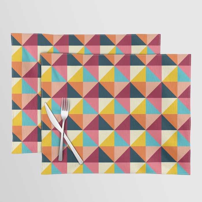 Colorful Houses Placemat Gallery Image 1