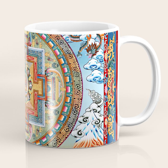 Tibetan Buddhist Vajrayana Teachings Thangka Coffee Mug Gallery Image 1