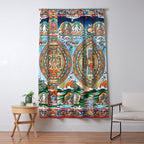 Tibetan Buddhist Vajrayana Teachings Thangka Window Curtain Gallery Image 5