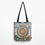 Tibetan Buddhist Vajrayana Teachings Thangka Tote Bag Gallery Image 2