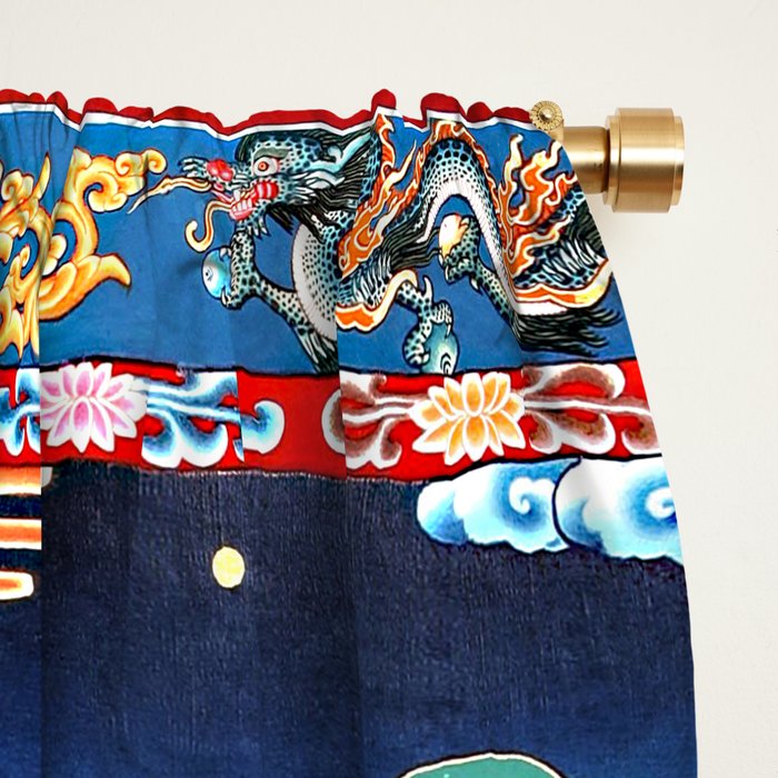 Tibetan Buddhist Vajrayana Teachings Thangka Window Curtain Gallery Image 2