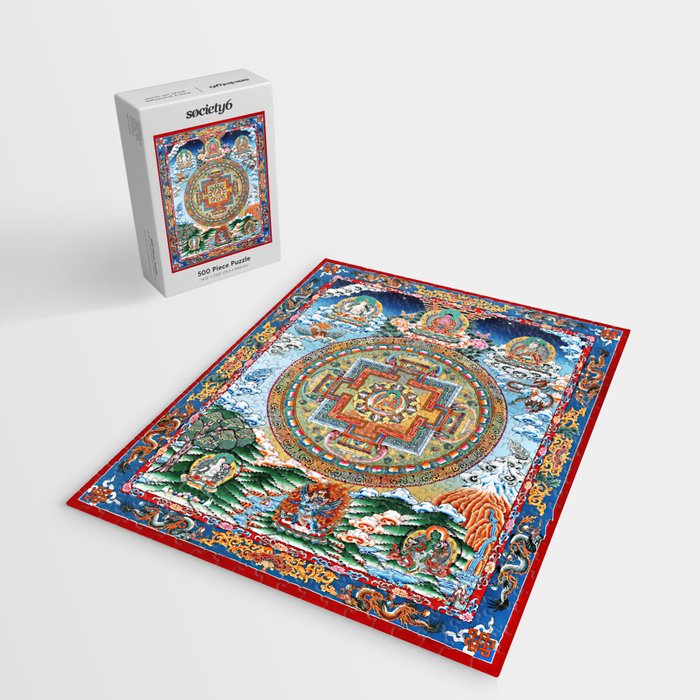 Tibetan Buddhist Vajrayana Teachings Thangka Jigsaw Puzzle Gallery Image 2