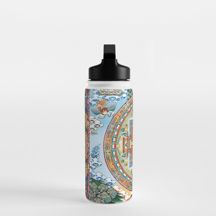 Tibetan Buddhist Vajrayana Teachings Thangka Water Bottle Gallery Image 3