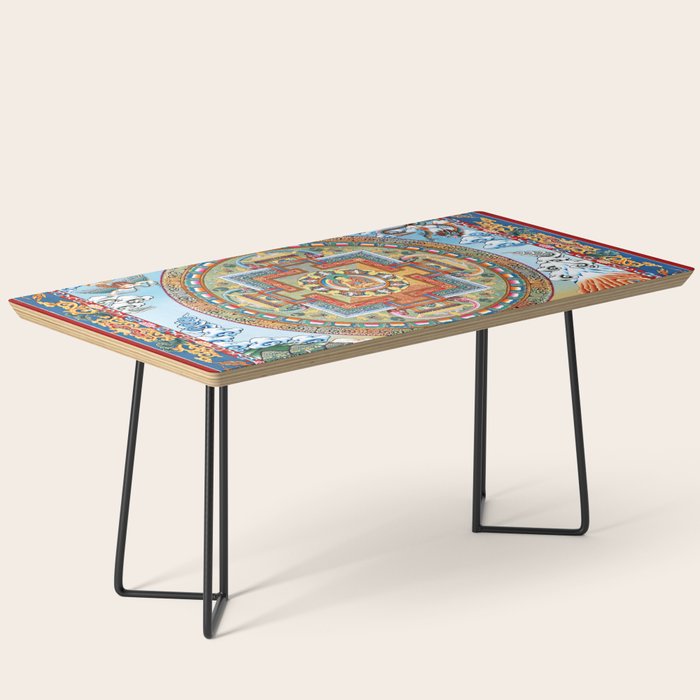 Tibetan Buddhist Vajrayana Teachings Thangka Coffee Table Gallery Image 1