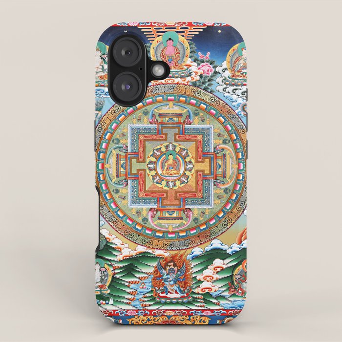 Tibetan Buddhist Vajrayana Teachings Thangka iPhone Case Gallery Image 1