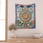 Tibetan Buddhist Vajrayana Teachings Thangka Wall Tapestry Gallery Image 2