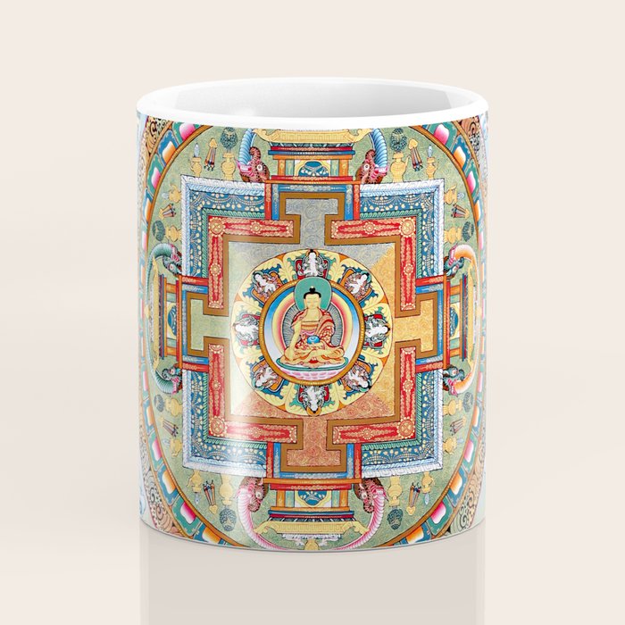 Tibetan Buddhist Vajrayana Teachings Thangka Coffee Mug Gallery Image 4