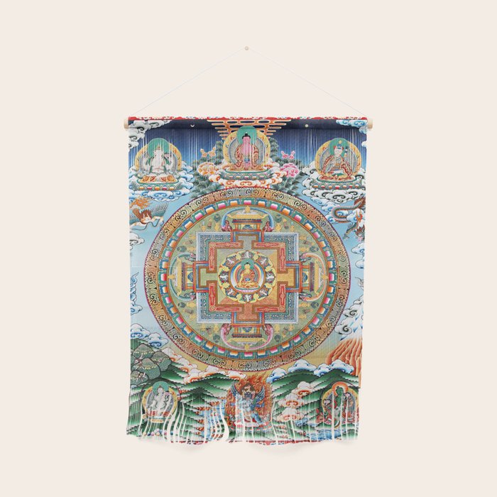 Tibetan Buddhist Vajrayana Teachings Thangka Wall Hanging Gallery Image 1