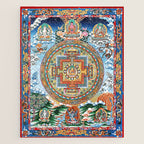 Tibetan Buddhist Vajrayana Teachings Thangka Jigsaw Puzzle Gallery Image 1