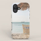 Summer Holiday Beach Photo | Aruba Island Ocean View Art Print | Caribbean Nature Travel Photography iPhone Case Gallery Image 1