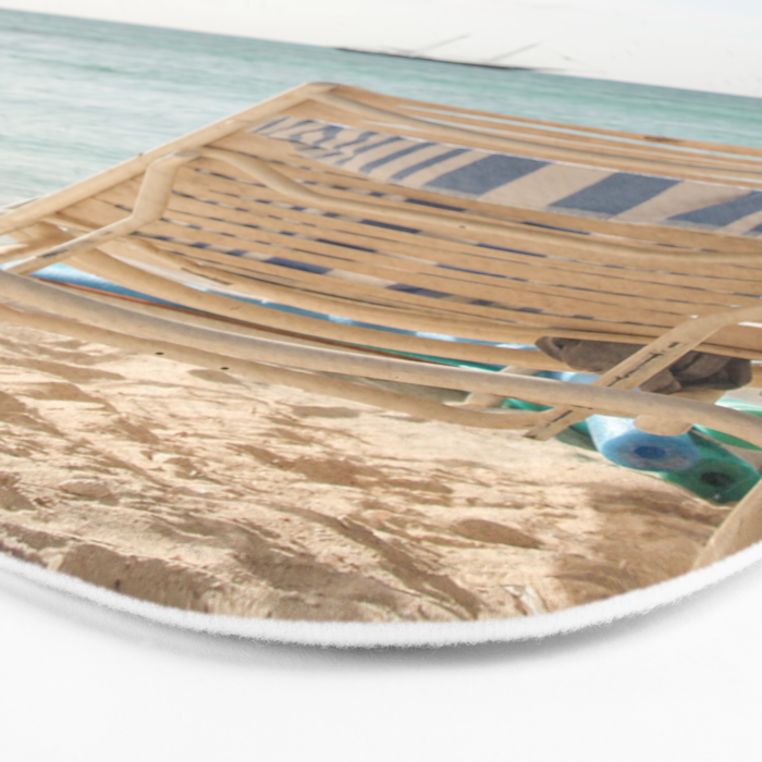 Summer Holiday Beach Photo | Aruba Island Ocean View Art Print | Caribbean Nature Travel Photography Bath Mat Gallery Image 3
