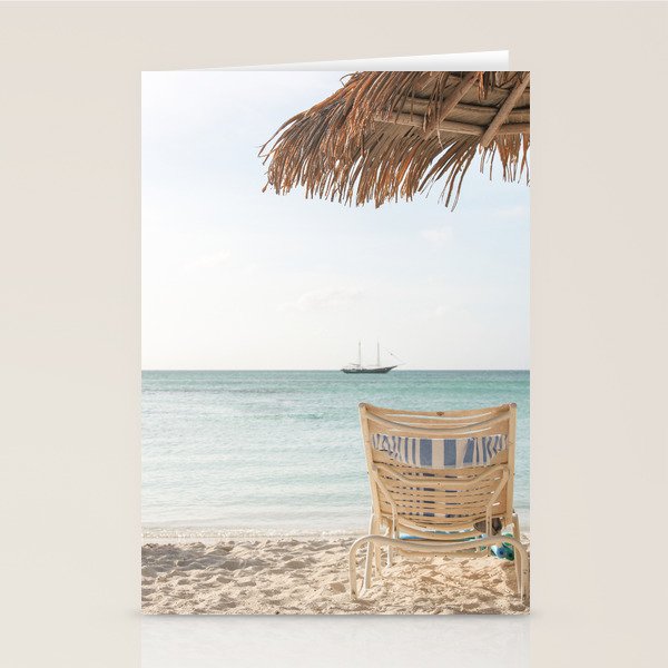 Summer Holiday Beach Photo | Aruba Island Ocean View Art Print | Caribbean Nature Travel Photography Stationery Card Gallery Image 2