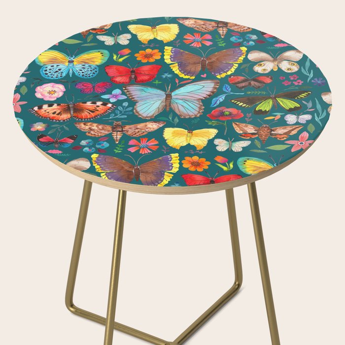 Cutie Butterfly Family - darkbg Side Table Gallery Image 2