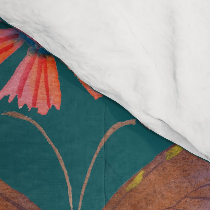 Cutie Butterfly Family - darkbg Comforter Gallery Image 4