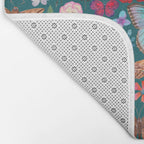 Cutie Butterfly Family - darkbg Bath Mat Gallery Image 2