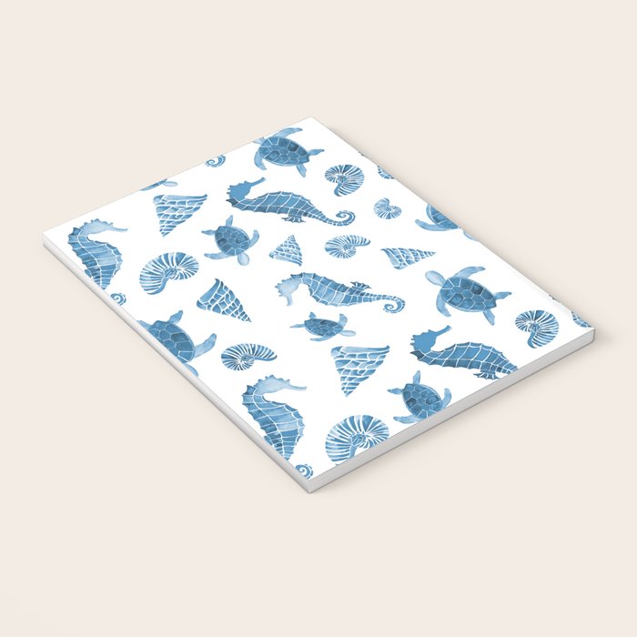 Sea Creatures | Light Blue Ocean Animals Notebook Gallery Image 3