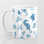 Sea Creatures | Light Blue Ocean Animals Coffee Mug Gallery Image 3