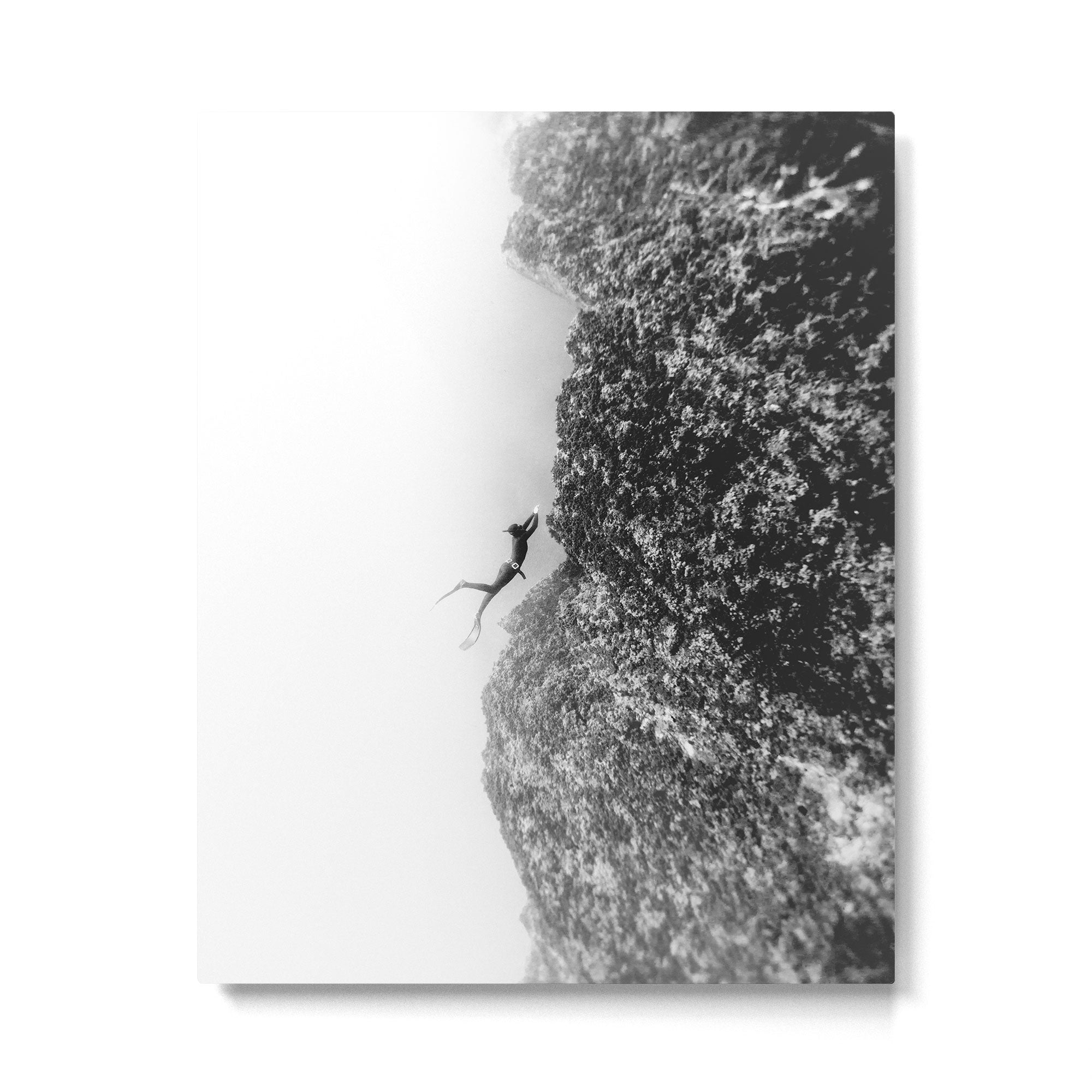 Freedive in the Mediterranean Sea Metal Print Gallery Image 4