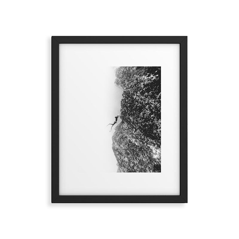 Freedive in the Mediterranean Sea Framed Art Print Gallery Image 5