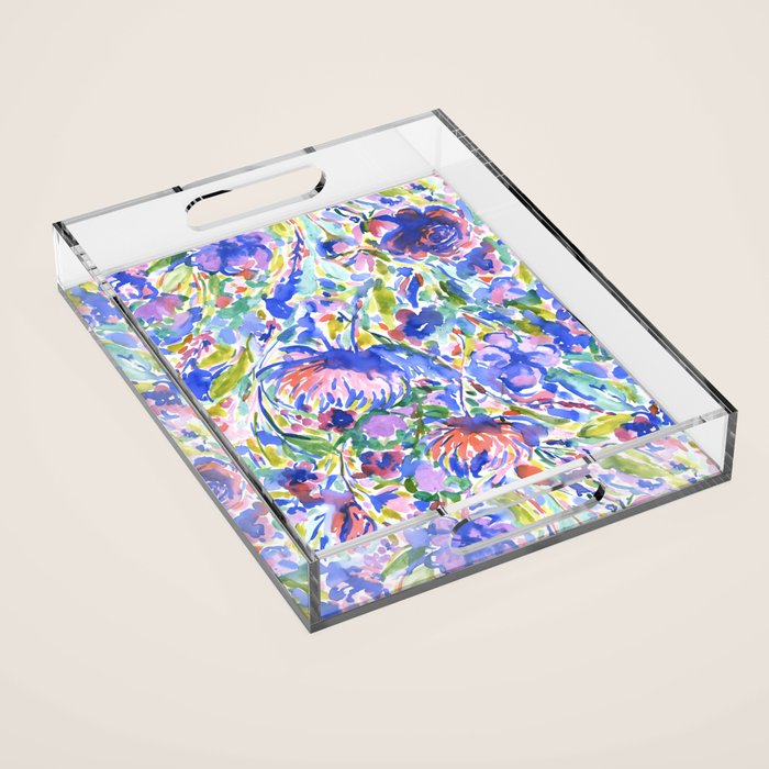 Maximal Floral Wild & Free Acrylic Tray Gallery Image 1