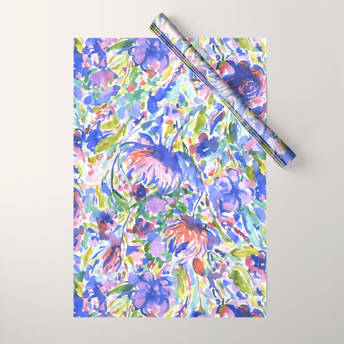 Maximal Floral Wild & Free Wrapping Paper Gallery Image 1