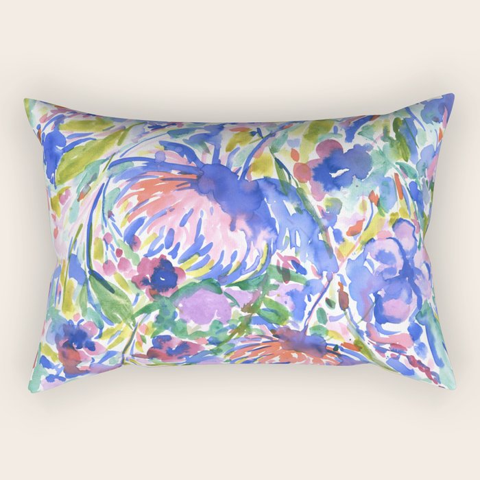 Maximal Floral Wild & Free Rectangular Pillow Gallery Image 1