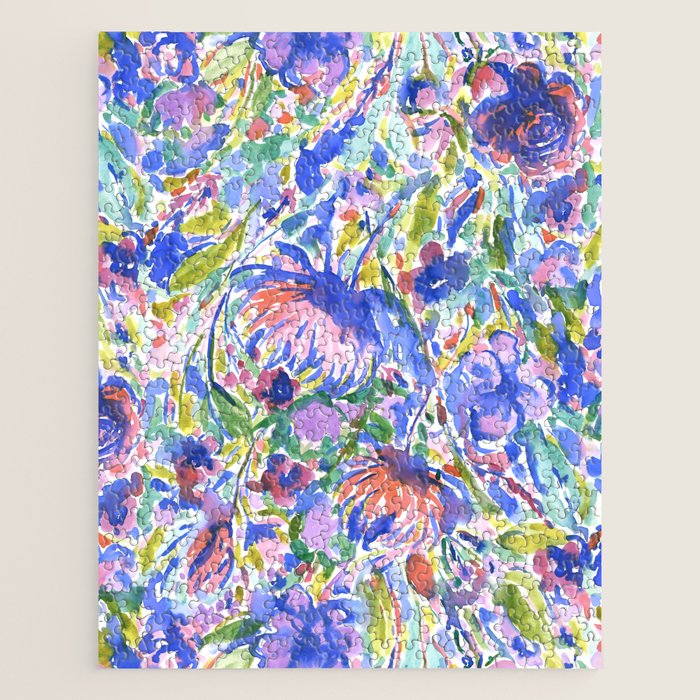 Maximal Floral Wild & Free Jigsaw Puzzle Gallery Image 1