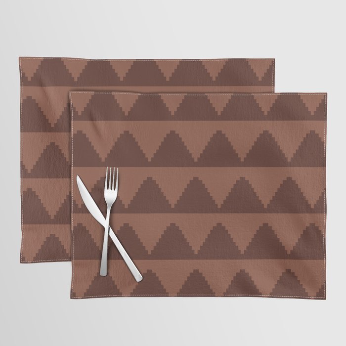 Geometric Pyramid Pattern XXXVIII Placemat Gallery Image 1