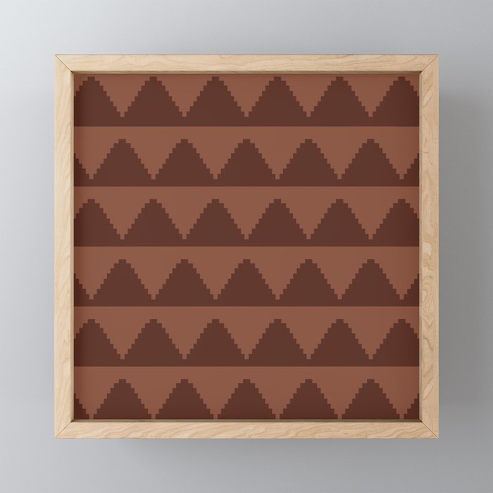Geometric Pyramid Pattern XXXVIII Mini Art Print Gallery Image 1