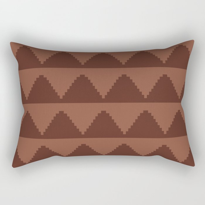 Geometric Pyramid Pattern XXXVIII Rectangular Pillow Gallery Image 2
