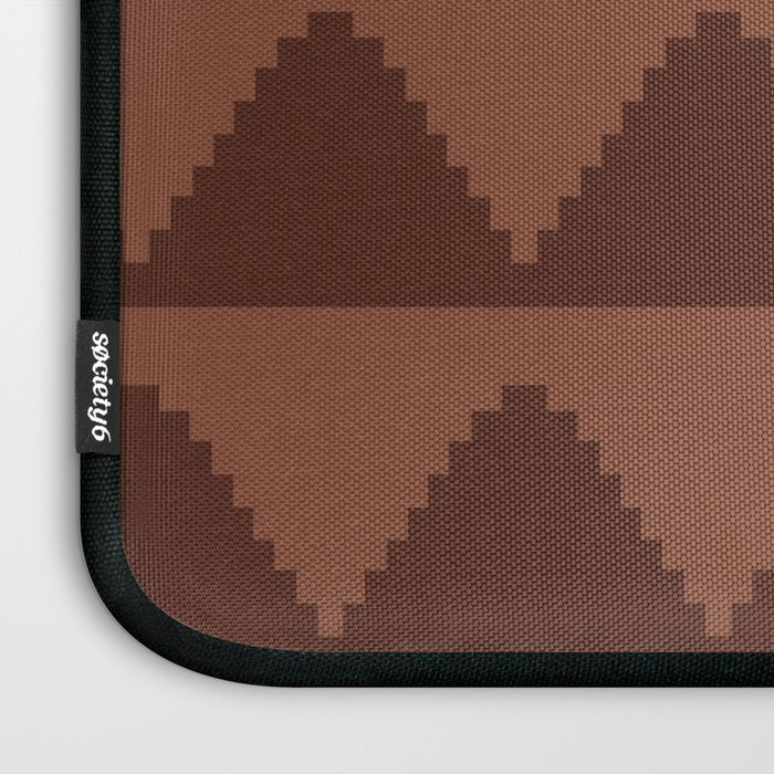 Geometric Pyramid Pattern XXXVIII Laptop Sleeve Gallery Image 3