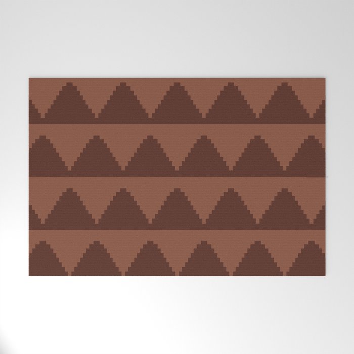Geometric Pyramid Pattern XXXVIII Welcome Mat Gallery Image 1
