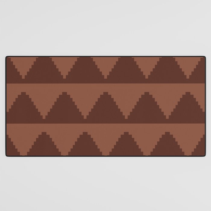 Geometric Pyramid Pattern XXXVIII Desk Mat Gallery Image 3