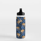 Tiger and leaf pattern Water Bottle Gallery Image 3