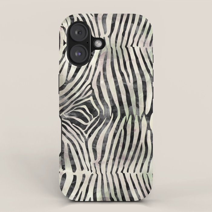 Zebra Print iPhone Case Gallery Image 1