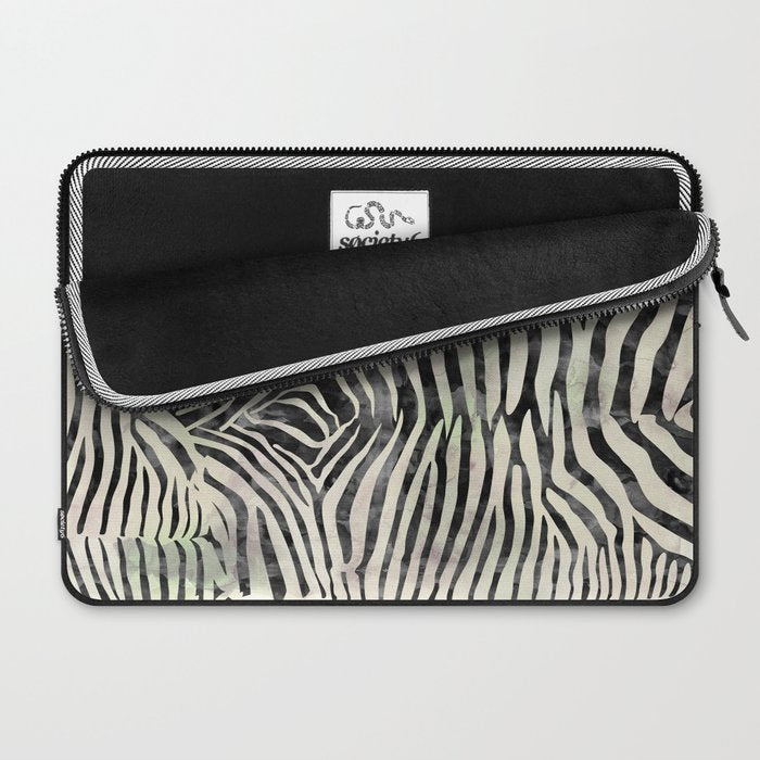 Zebra Print Laptop Sleeve Gallery Image 2